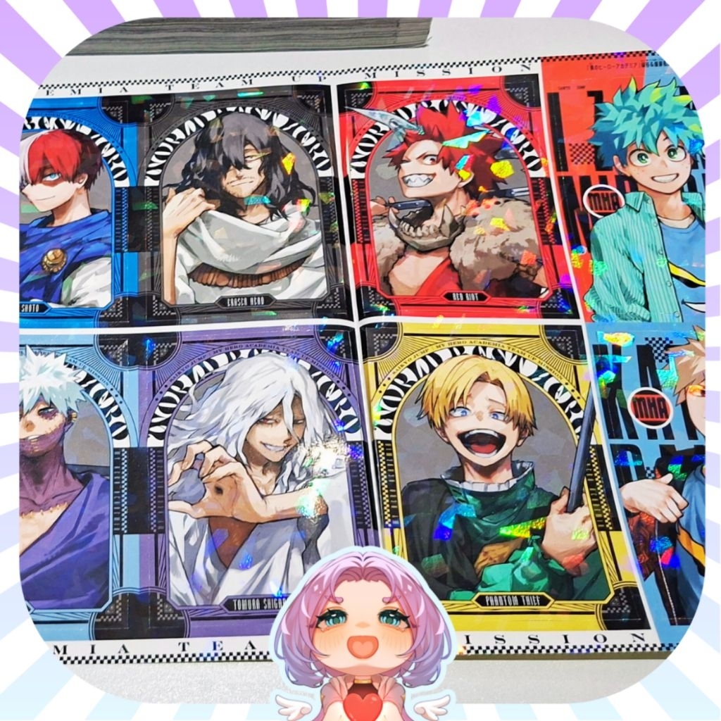 [NEW] SAIKYOU JUMP CARD - STICKER - BNHA - Read Desk