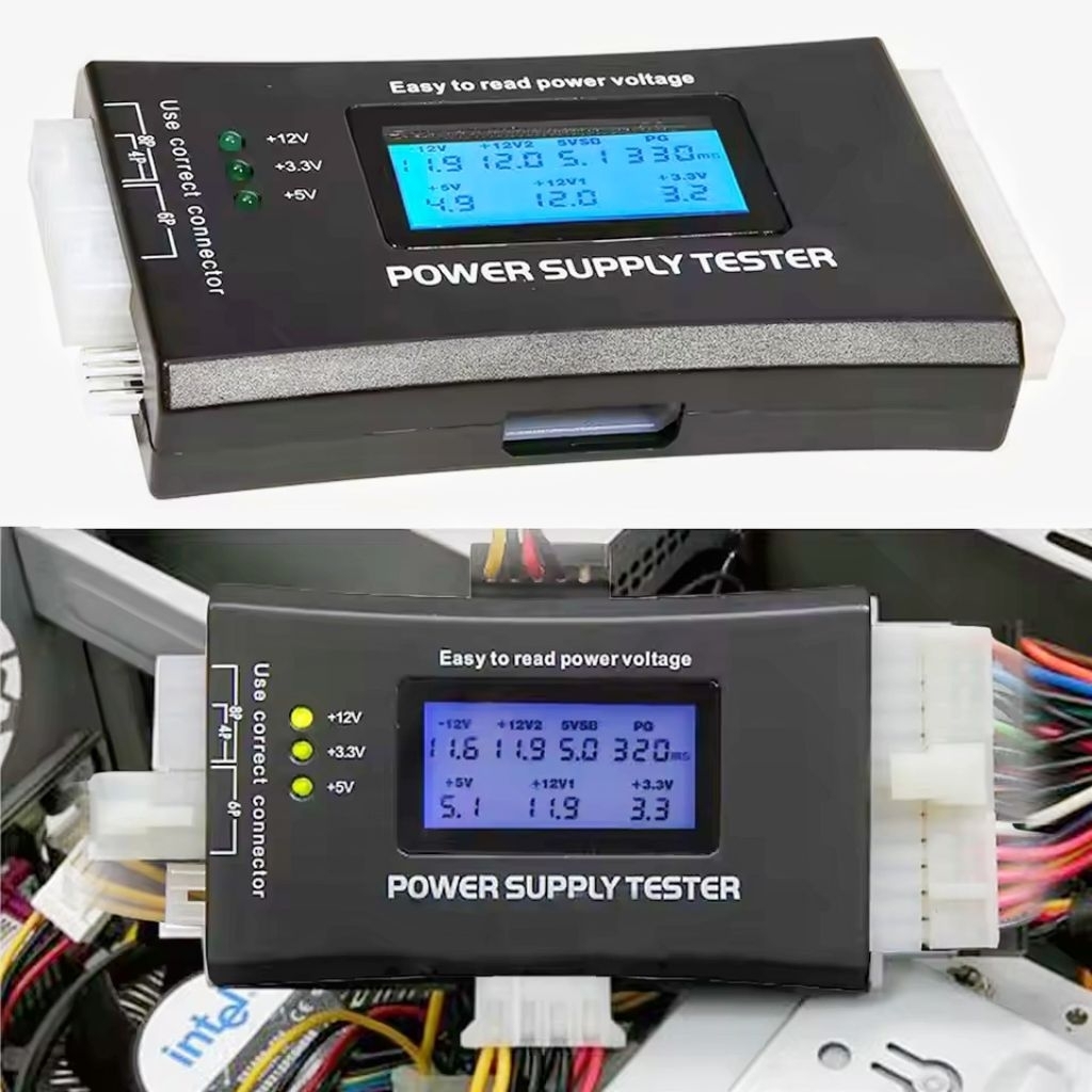 Tester Digital Power Supply PC Desktop Premium TESTER PSU LCD DIGITAL| LCD DIGITAL TESTER PSU