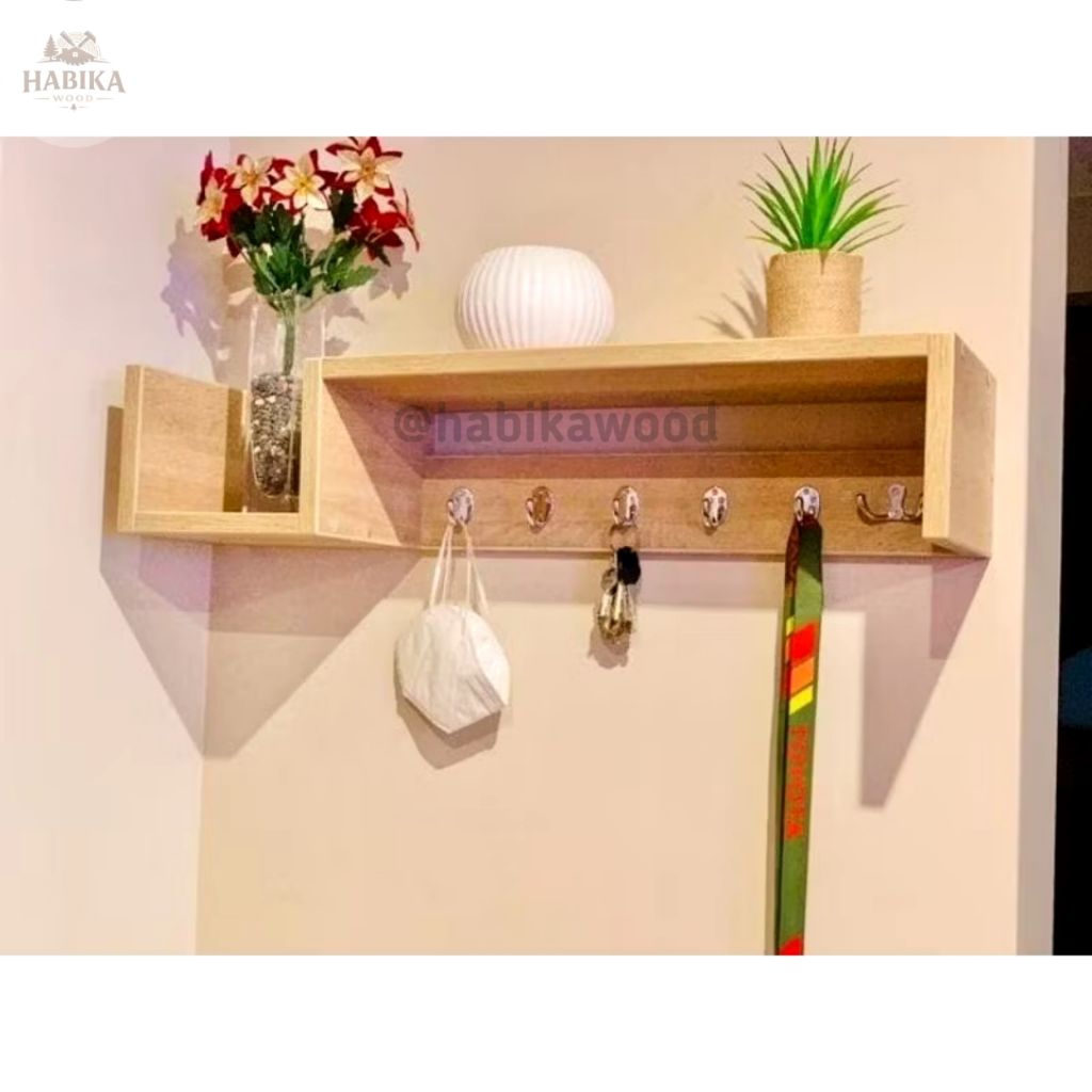 RAK KAYU GANTUNGAN KUNCI KAPSTOK