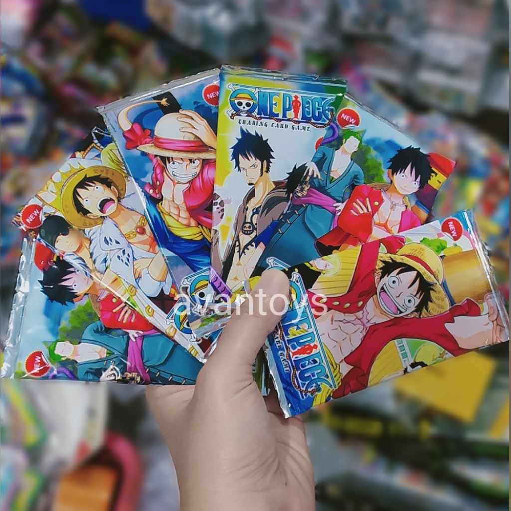 12 SACHET KARTU FOIL HS ONE PIECE (96 PCS)