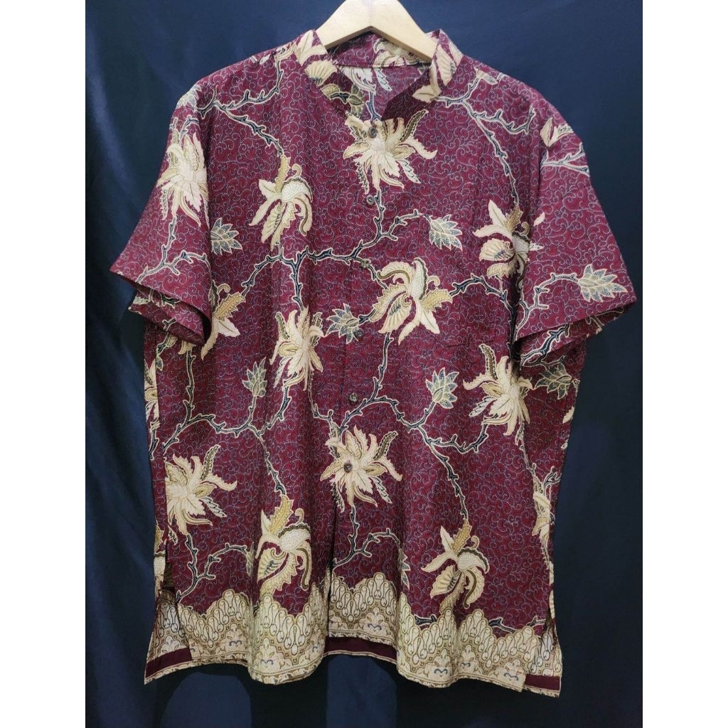C8 atasan cewek big size batik