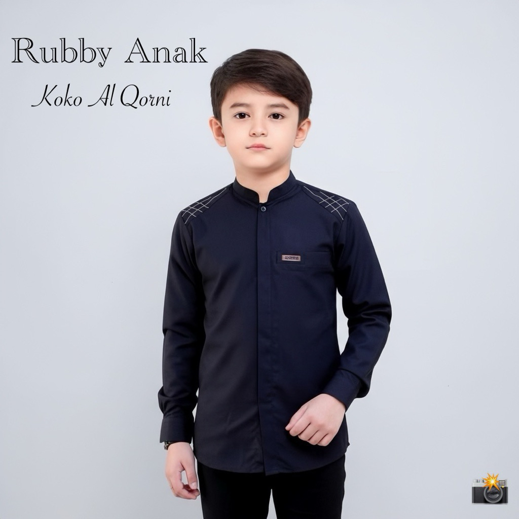 Baju Koko Anak Al Qorni Model Rubby