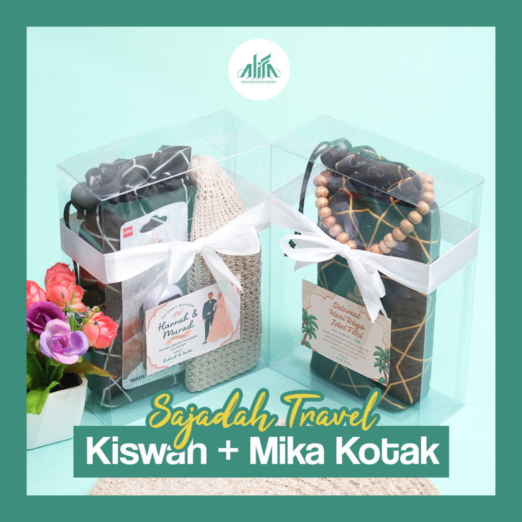 Sajadah Traveling Pouch | Motif Kiswah Free Mika Sajadah Traveling Pouch Sejadah Travel Souvenir ole