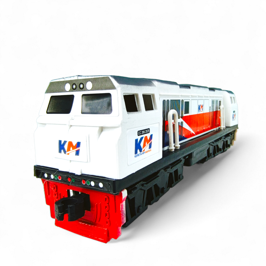 Mainan Miniatur Kereta Api Lokomotif CC206