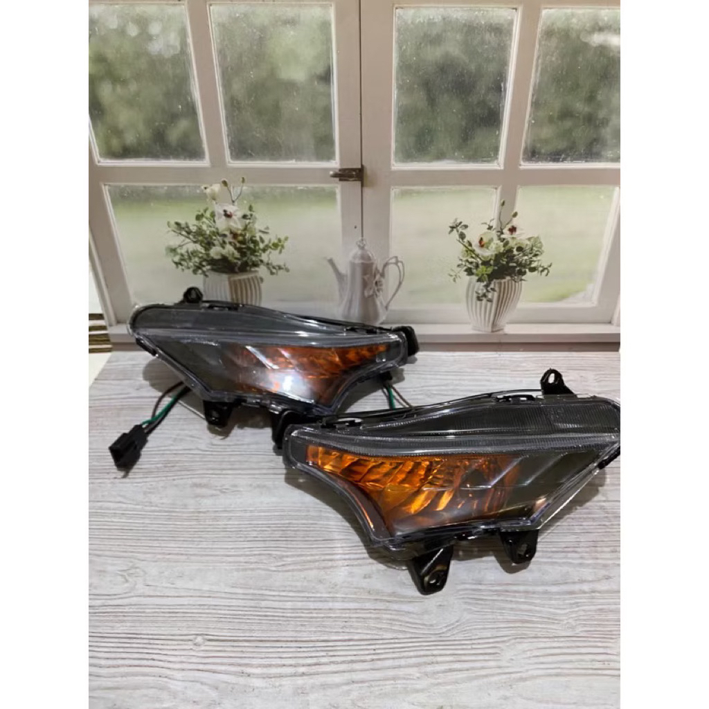 Custom lampu alis  sein  running drl 2 mode supra  x 125 batman new tahun 2007-2013