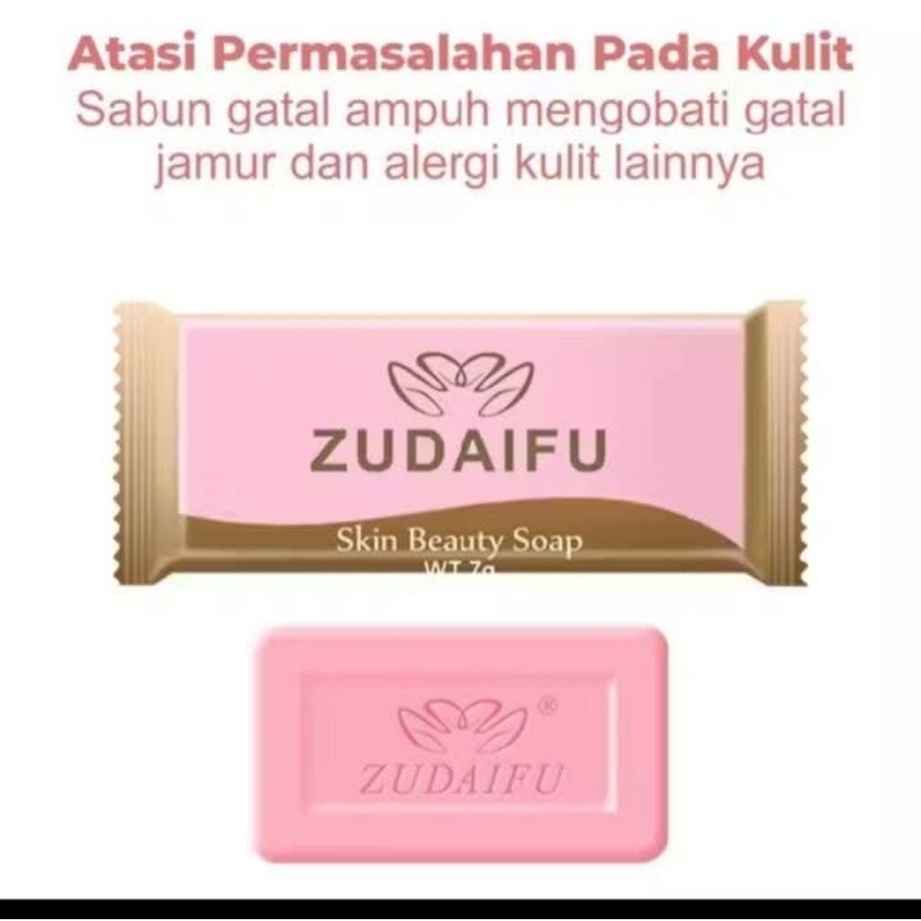 Sabun Mandi Zudaifu- Anti-Pembersihan, Pereda Gatal Jamur, Praktis