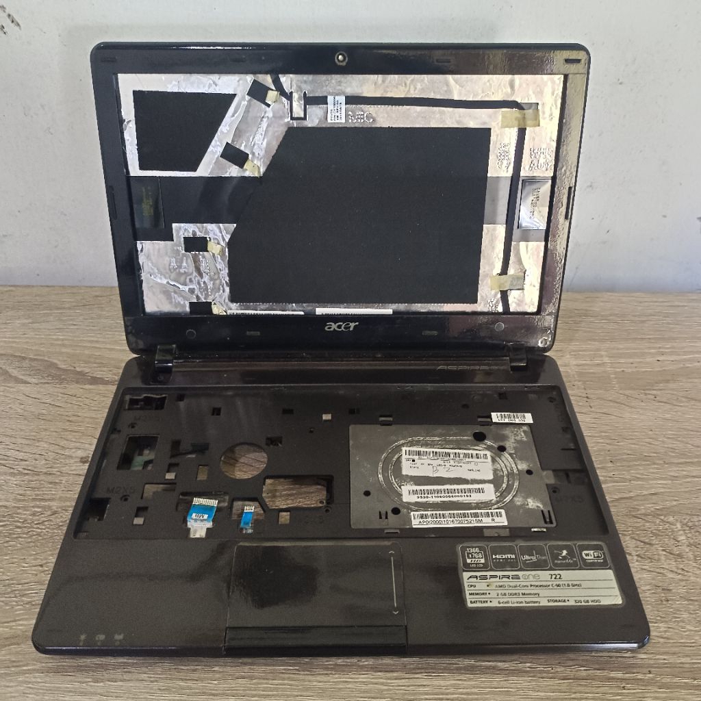 Casing Cassing Case Kesing laptop Acer Aspire One 722 AO722