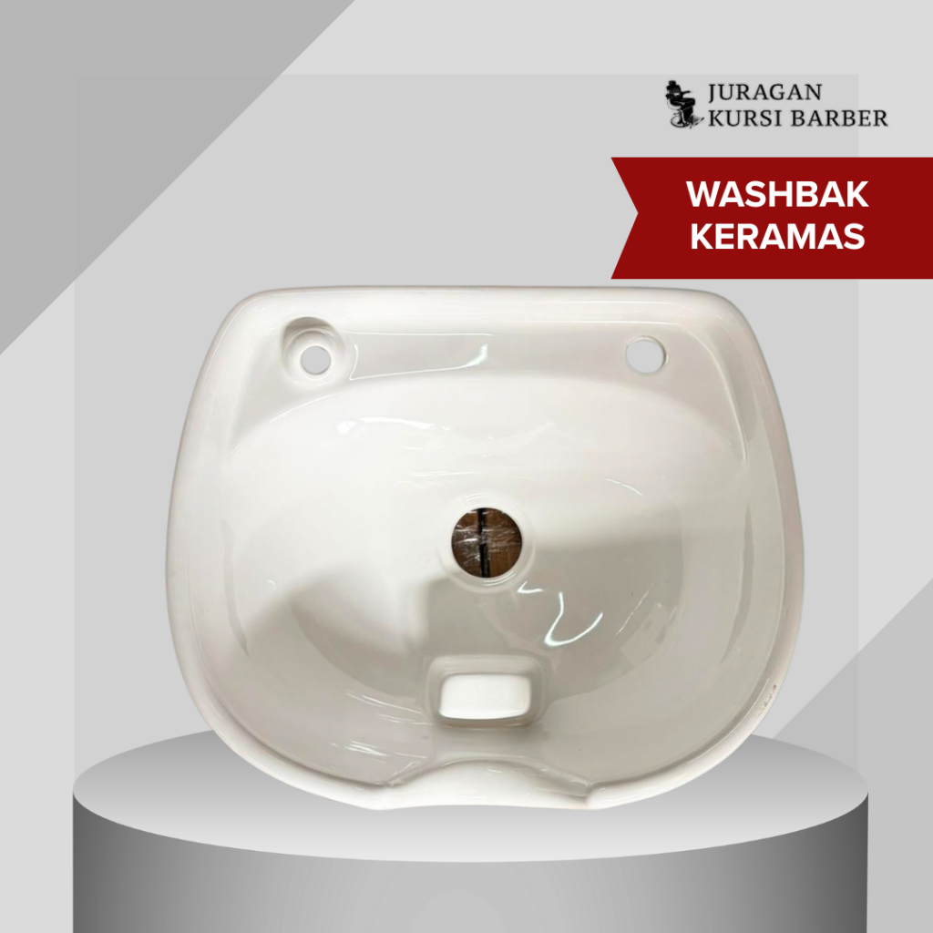 Wasbak Keramik Washback Salon Barbershop Wastafel Basin Tempat Keramas