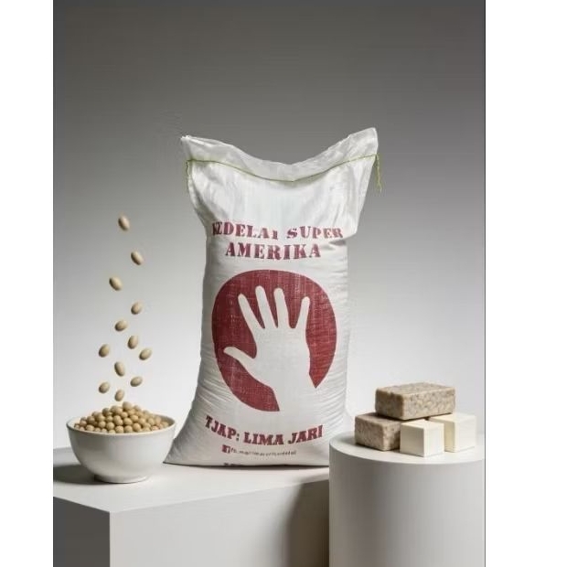 Kacang Kedelai Import Amerika 1 Karung (50 Kg)