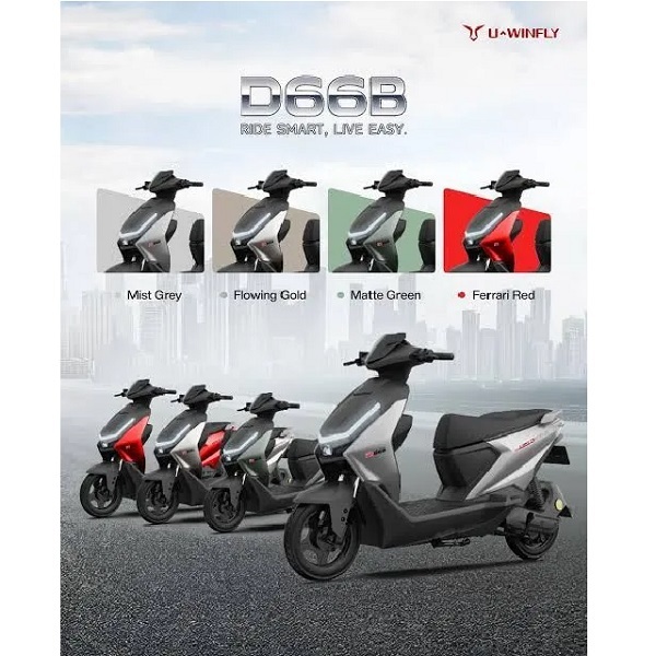 Sepeda Listrik UWINFLY D66B | Motor 600W | E-Bike Dewasa Anti Air | Selis | 42 Km | 48 V / 12 AH