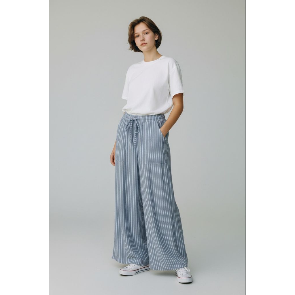 Kulot Katun Salur Premium Motif Besar Palazo