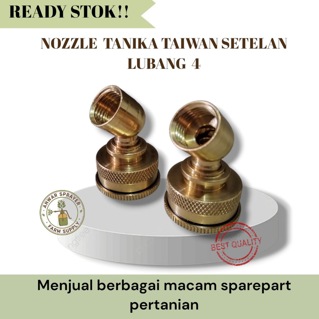 NOZZLE TANIKA TAIWAN SETELAN LUBANG 4 / SPUYER TANIKA TAIWAN