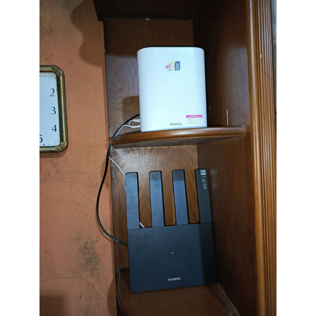 modem nokia hifi air + kartu Tri hifi air + router huawai be3 lengkap fullset