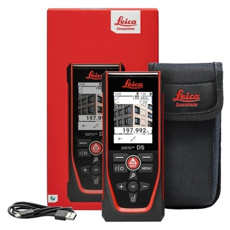 Disto Leica D5 / Meteran Laser Leica D5 Garansi Resmi 200m PENGGANTI Leica disto d510 jarak 200M