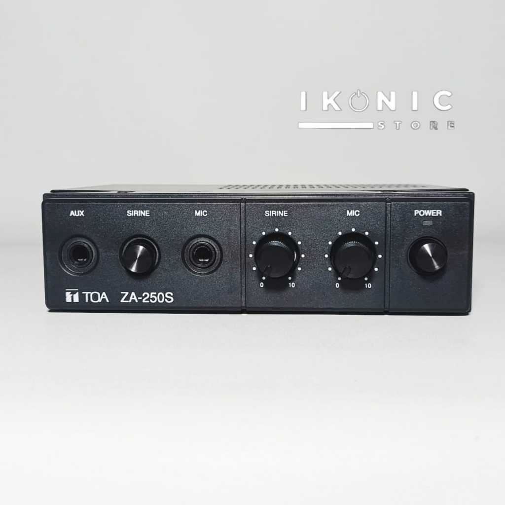 IKONIC Ampli Mobil TOA Amplifier ZA-250 S Sirine TOA 100% Original Garansi Resmi
