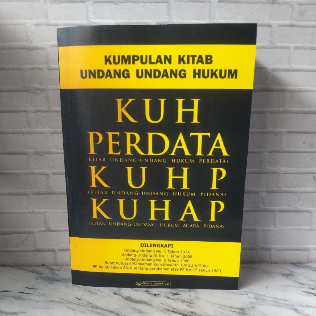 buku bekas KUH perdata KHUP KUHAP