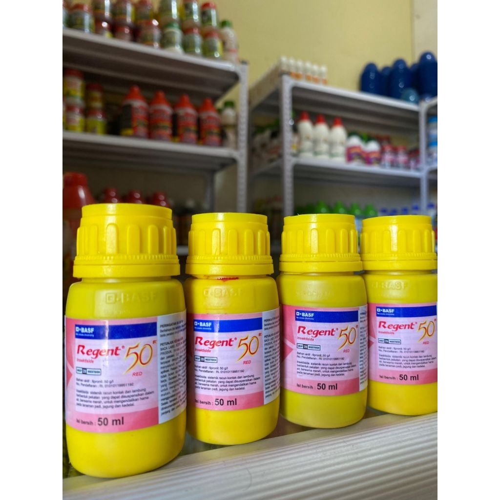 REGENT MERAH 50ML Insektisida pembasmi serangga hama, semut, wereng, walang sangit, ulat, rayap meng