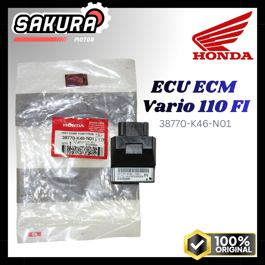 ECU ECM  Vario 110 FI 38770-K46-N01