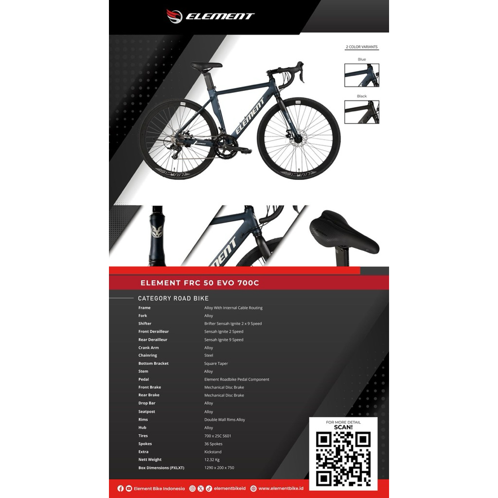 Sepeda Road Bike Element Frc50 Evo