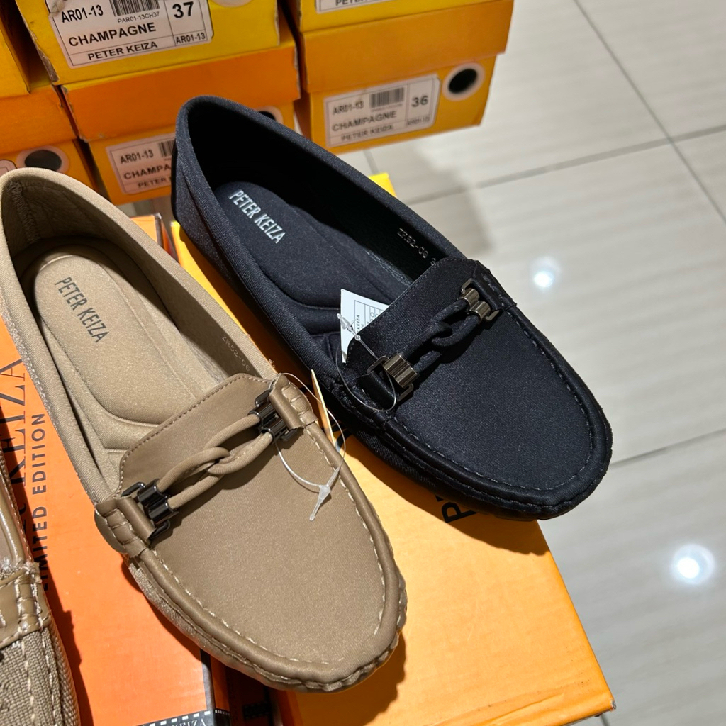 sepatu wanita flat moccasin/loafer PETER KEIZA original