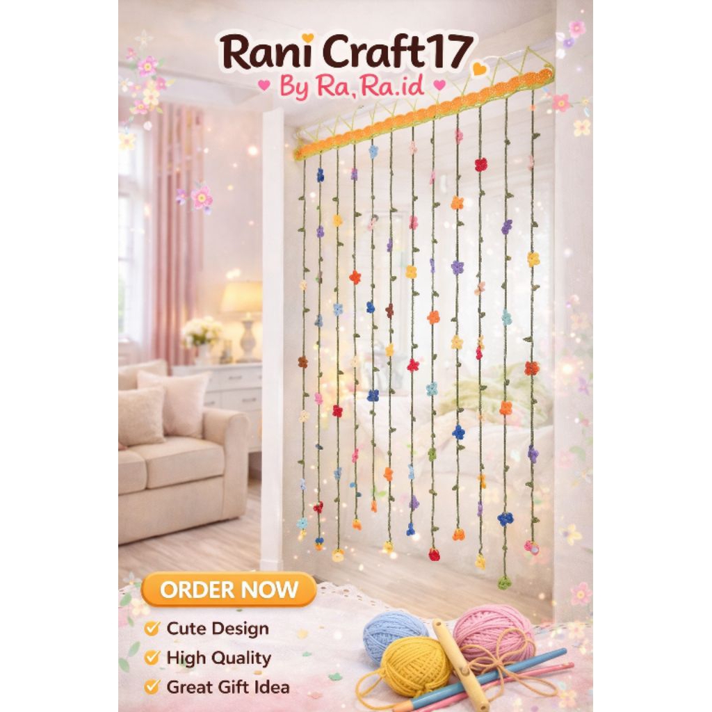 Tirai Rajut Handmade