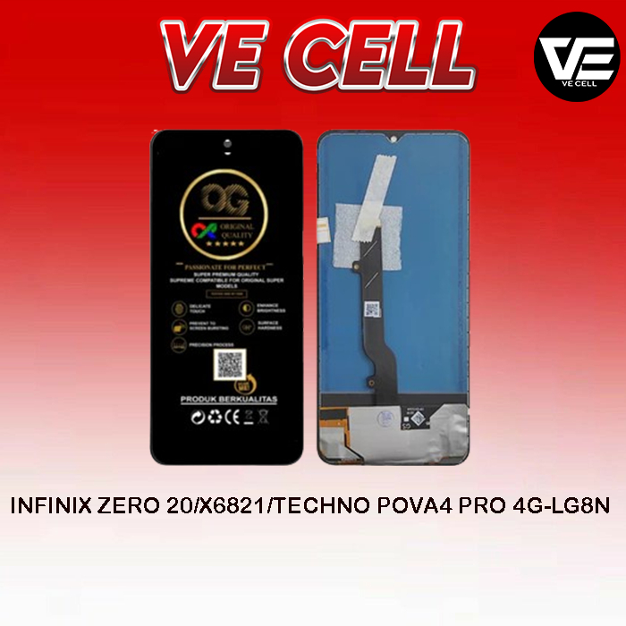LCD TOUCHSCREEN INFINIX ZERO 20/X6821/TECHNO POVA4 PRO 4G-LG8N