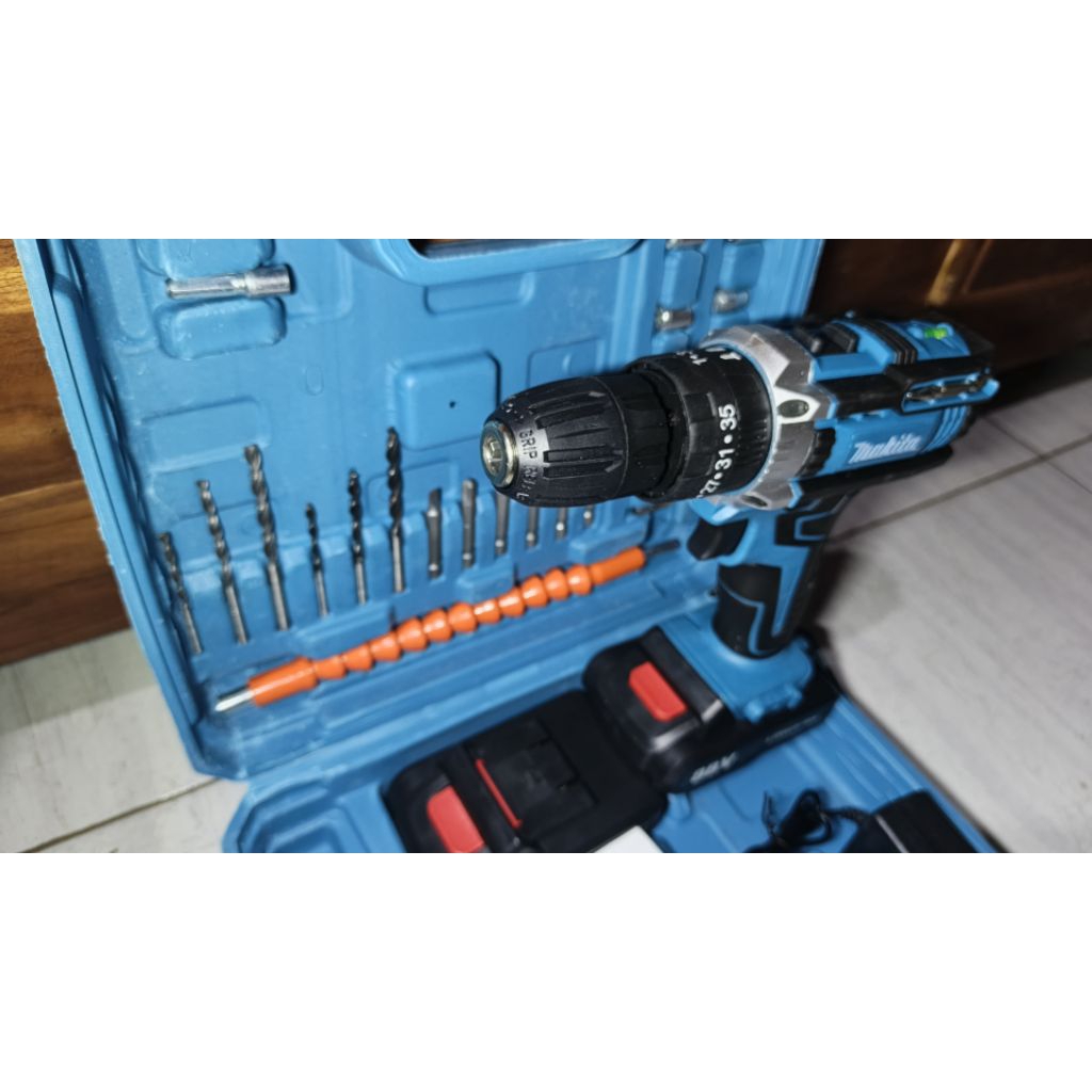 Bor Batre Makita 2 Mode Full Set Co