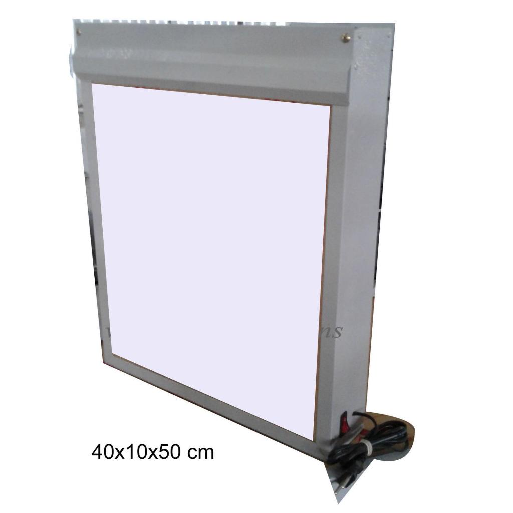 X-Ray Viewer Single Besi - Alat Membaca Film Rontgen 40x10x50 cm