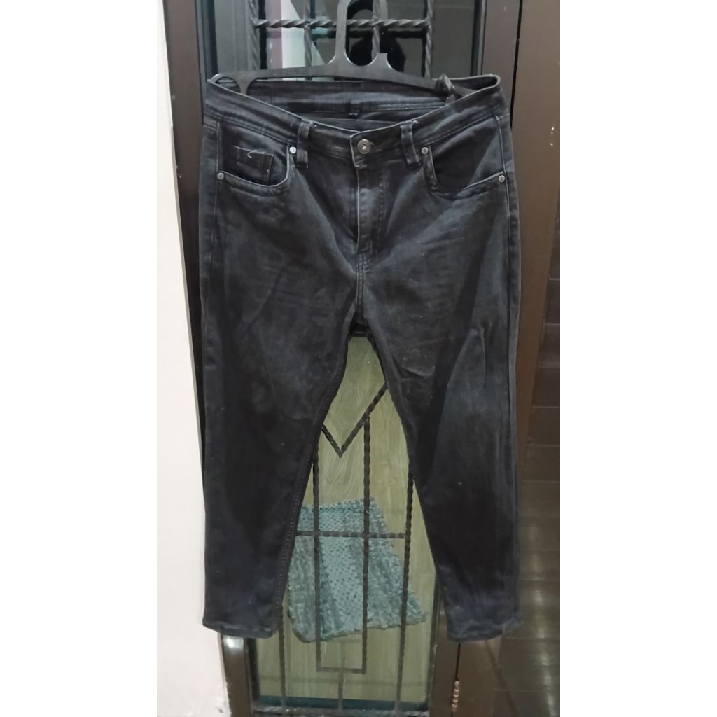 celana jeans 3SECOND celana panjang denim 3SECOND original