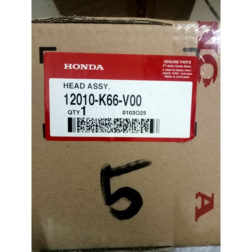 HEAD ASSY CYLINDER HEAD KEPALA SILINDER ASSY VARIO 125 ESP K60 ORI AHM