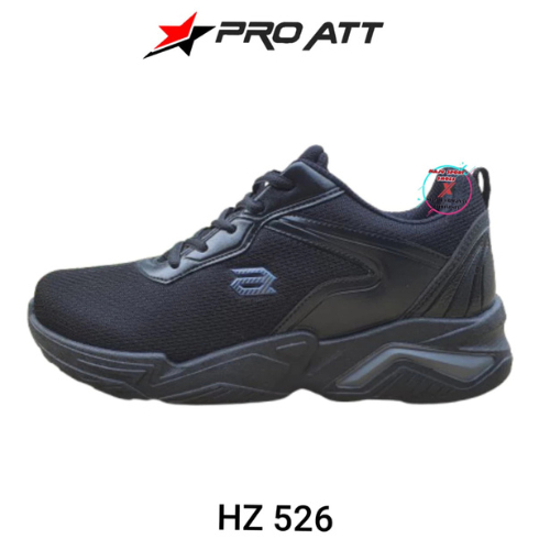 SEPATU ORIGINAL PRO ATT HZ 526 MCH 51 / PRO ATT MC 50 HITAM POLOS - SNEAKERS