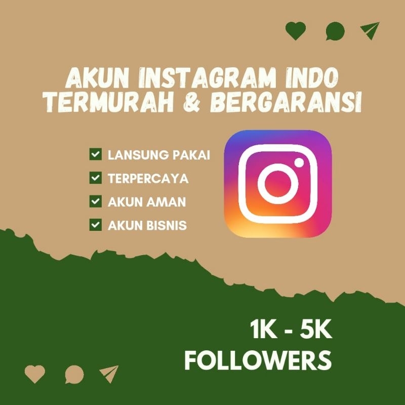 AKUN IG REAL INDO TERMURAH AKUN INSTAGRAM AKUN IG MURAH AKUN STALKER AKUN IG INDO