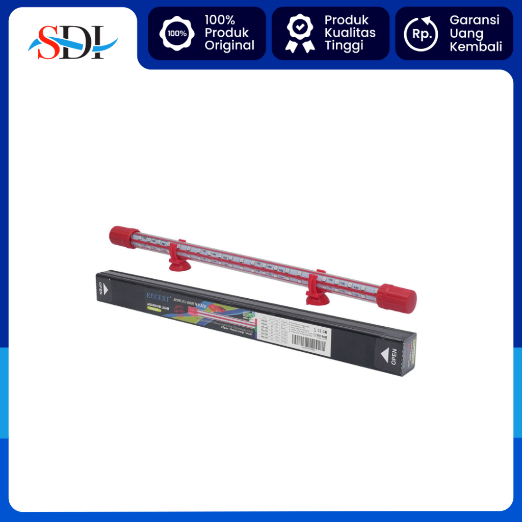 LAMPU RECENT AROWANA BOOSTER RED VIEW PLUS RC PRO VIEW 600 - 1800