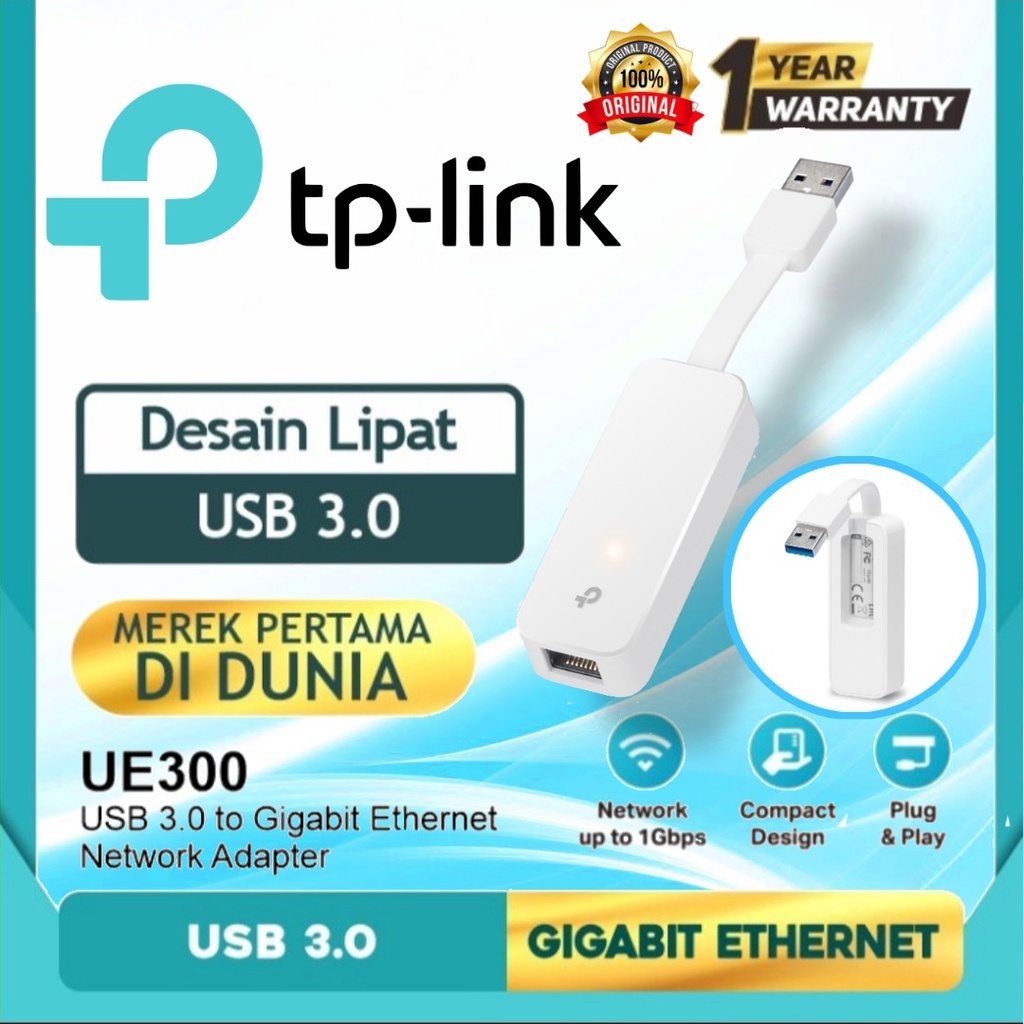 TP-Link Ethernet USB UE300 3.0 Gigabyte