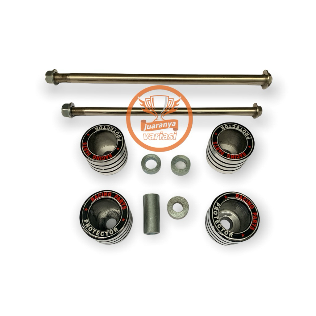 JALU AS RODA SUPERMOTO KLX/CRF/DTRACKER JALU AS ALUMUNIUM SET DEPAN BLAKANG