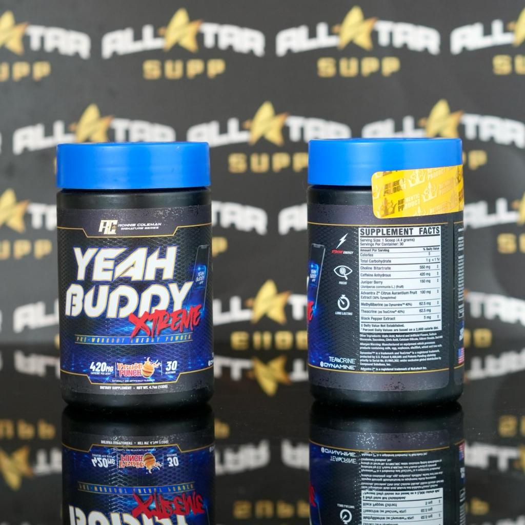 Ronnie Coleman RC YEAH BUDDY Xtreme Pre Workout Powder 30 serv