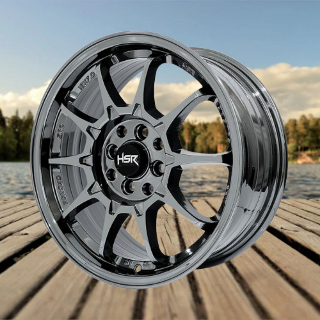 velg hsr boroko sdr r16 black chrome
