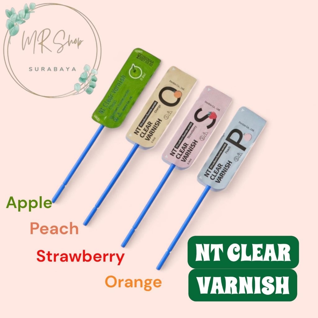NT Clear Varnish Sodium Fluoride Varnish Eceran Per Pcs)