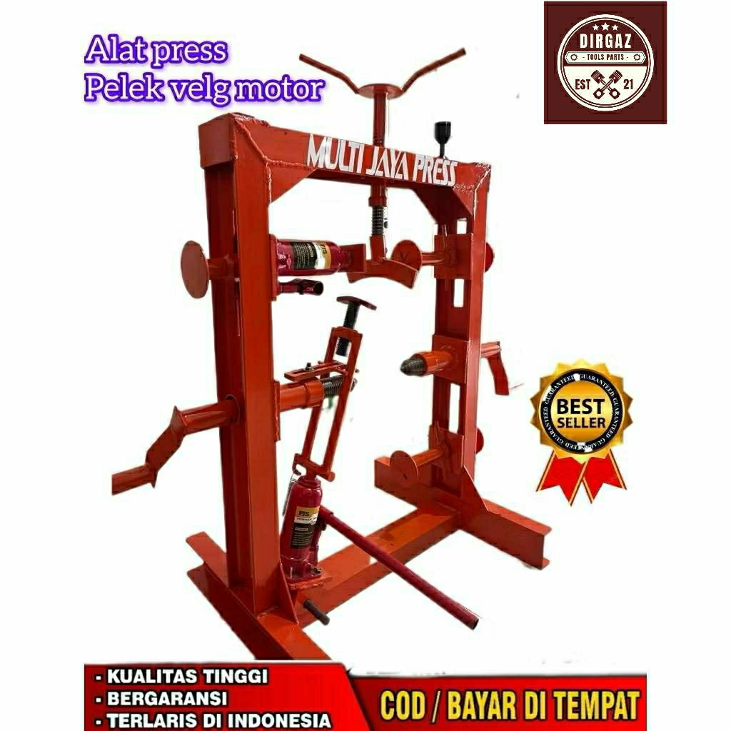 Alat press velg racing press velg bintang dan jari-jari ring 10 sampai ring 21 universal semua motor