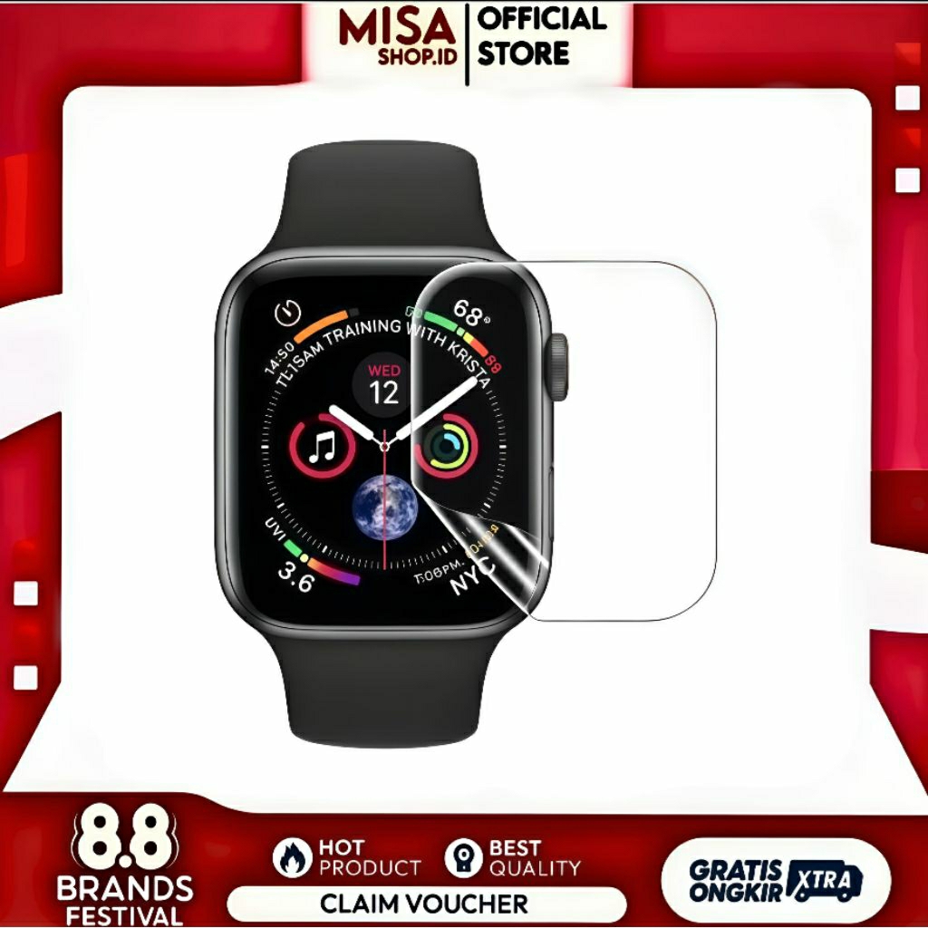 WISELION W69 AMOLED SmartWatch 2.1 Anti Gores Hydrogel Not Tempered Glass Full Healt Monitoring Bloo