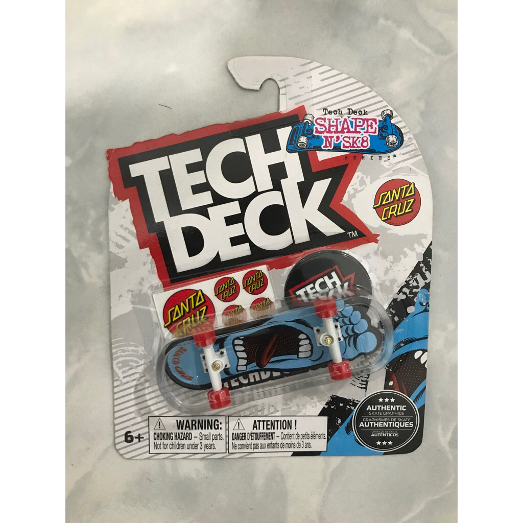 TECH DECK SHAPE N SK8 SANTA CRUZ rare