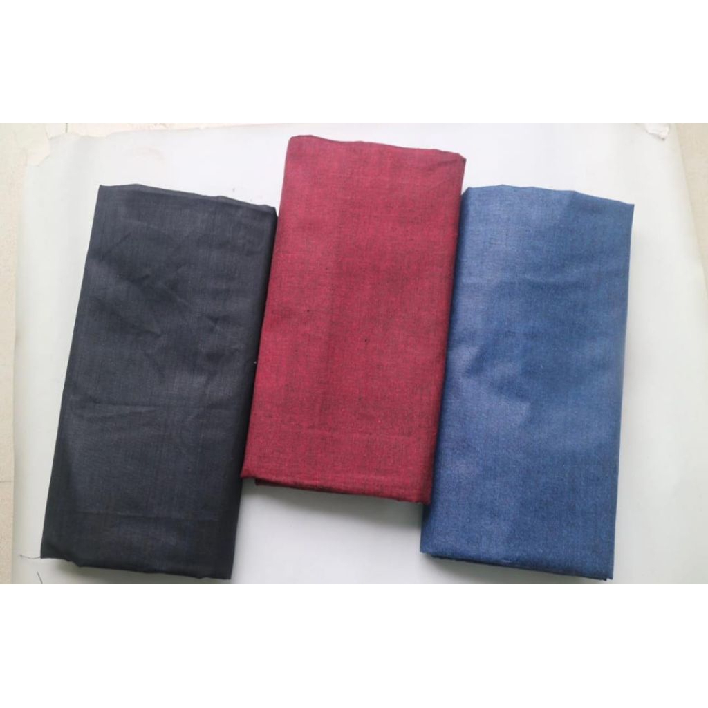 [MOTIF POLOS] Kain Lurik Hand Made {Alat Tenun Bukan Mesin / ATBM}