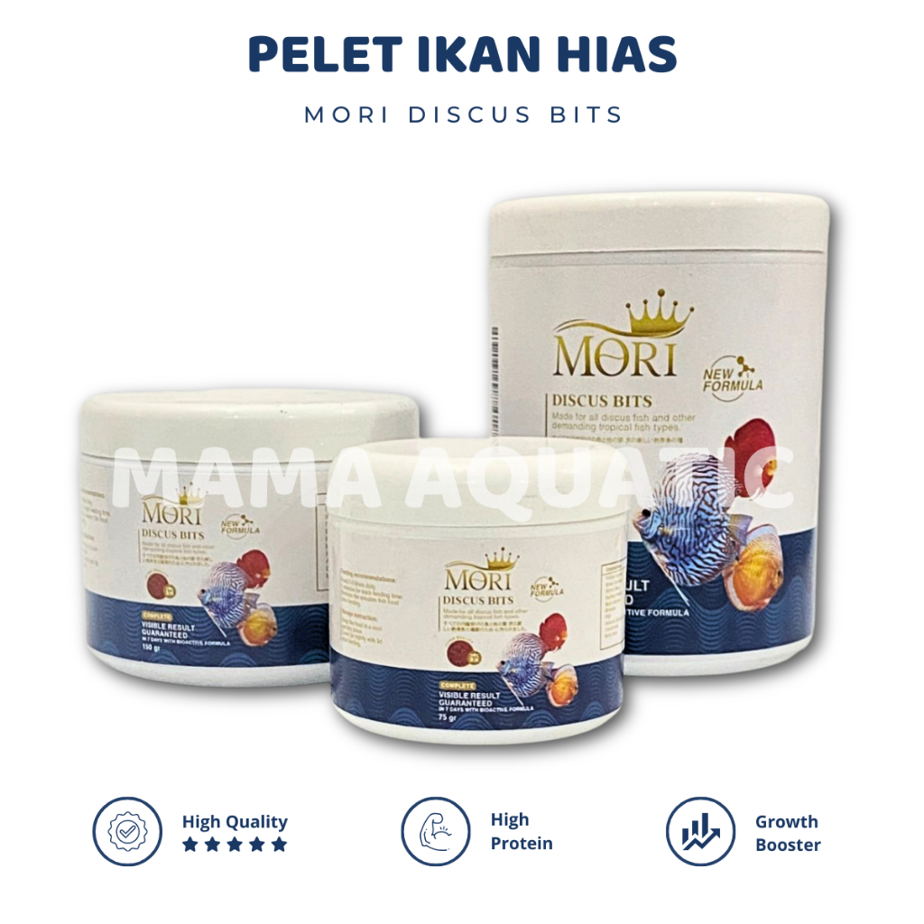 Pelet Ikan Hias Discus Pakan Makan Ikan hias kecil MORI DISCUS BITS