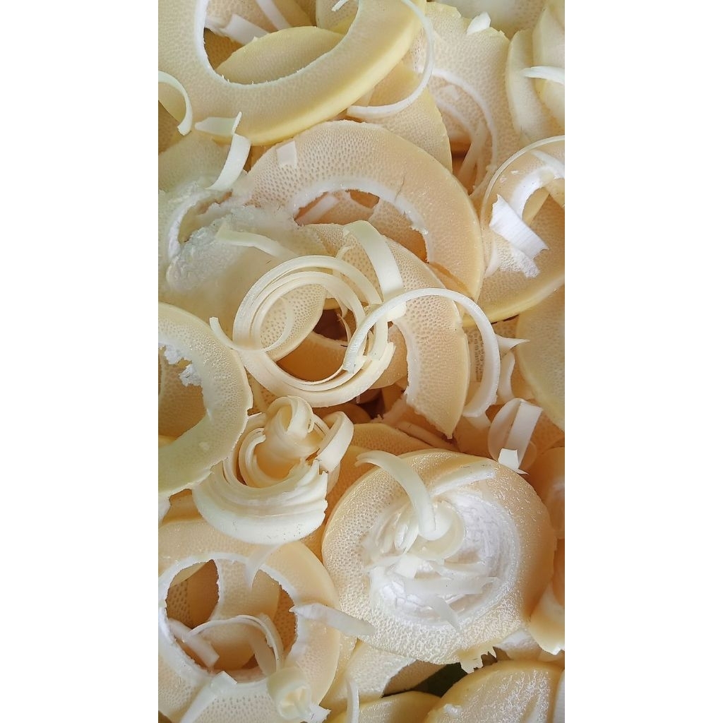 Rebung bambu iris sudah bersih per 500 gram,rebung bambu cina super renyah