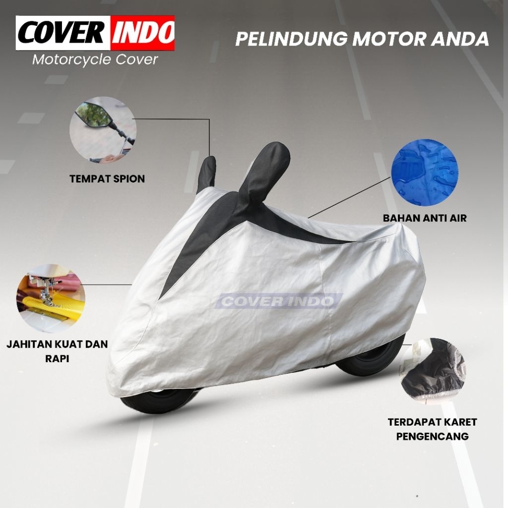 BESTPROMO Cover Motor Rx King Sarung Motor Rx King Penutup Motor Rx King Waterproof Anti Air Tahan