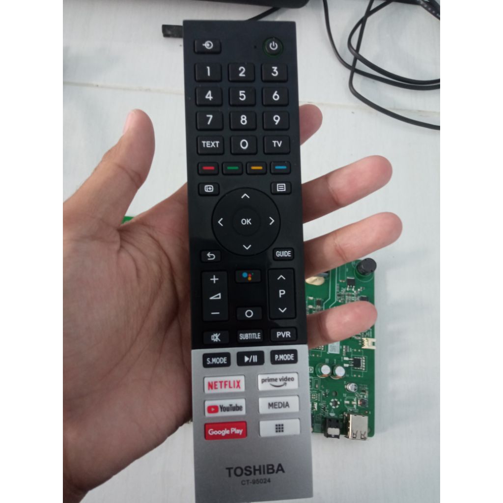 Remot Smart Tv Toshiba 32v35kp Original Bekas Tv