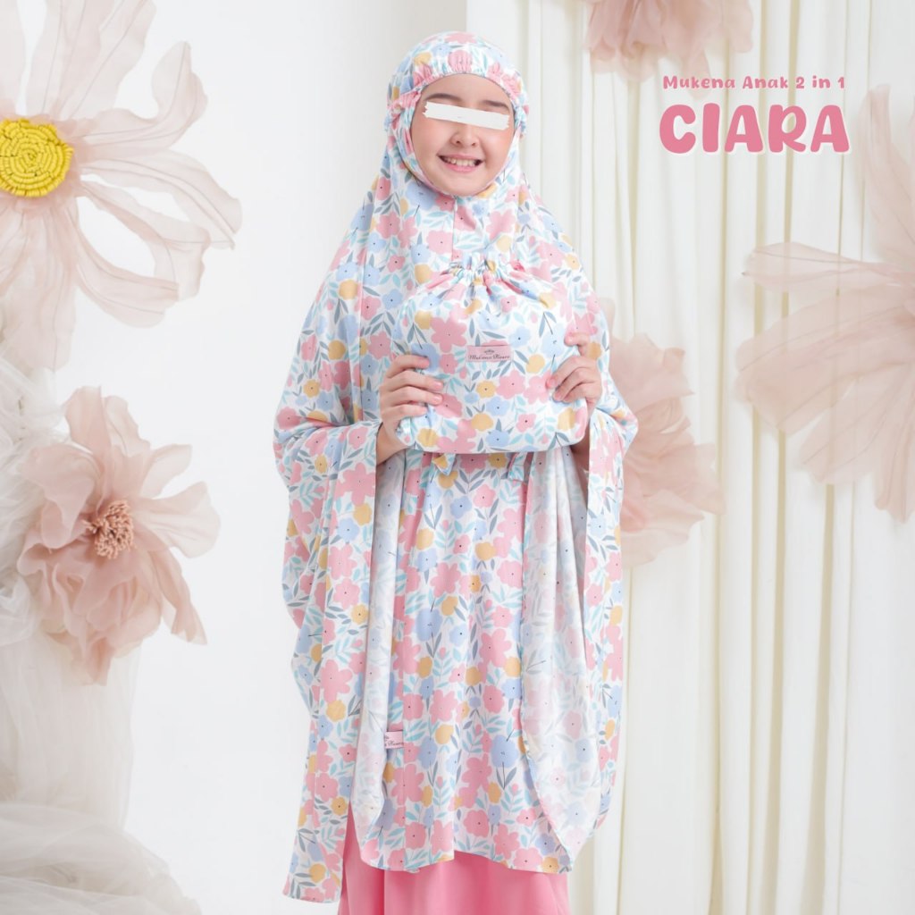 Mukena Anak Resleting Dagu / Mukena Anak Resleting Dagu Premium CIARA