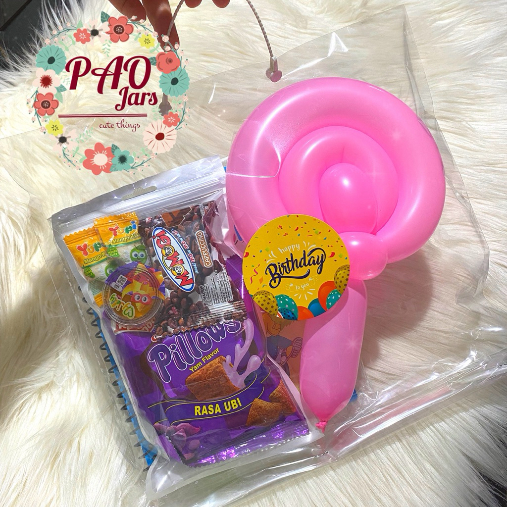 hampers ulang tahun anak / hampers ultah anak / buket balon bunga / buket balon / buket balon ulang 