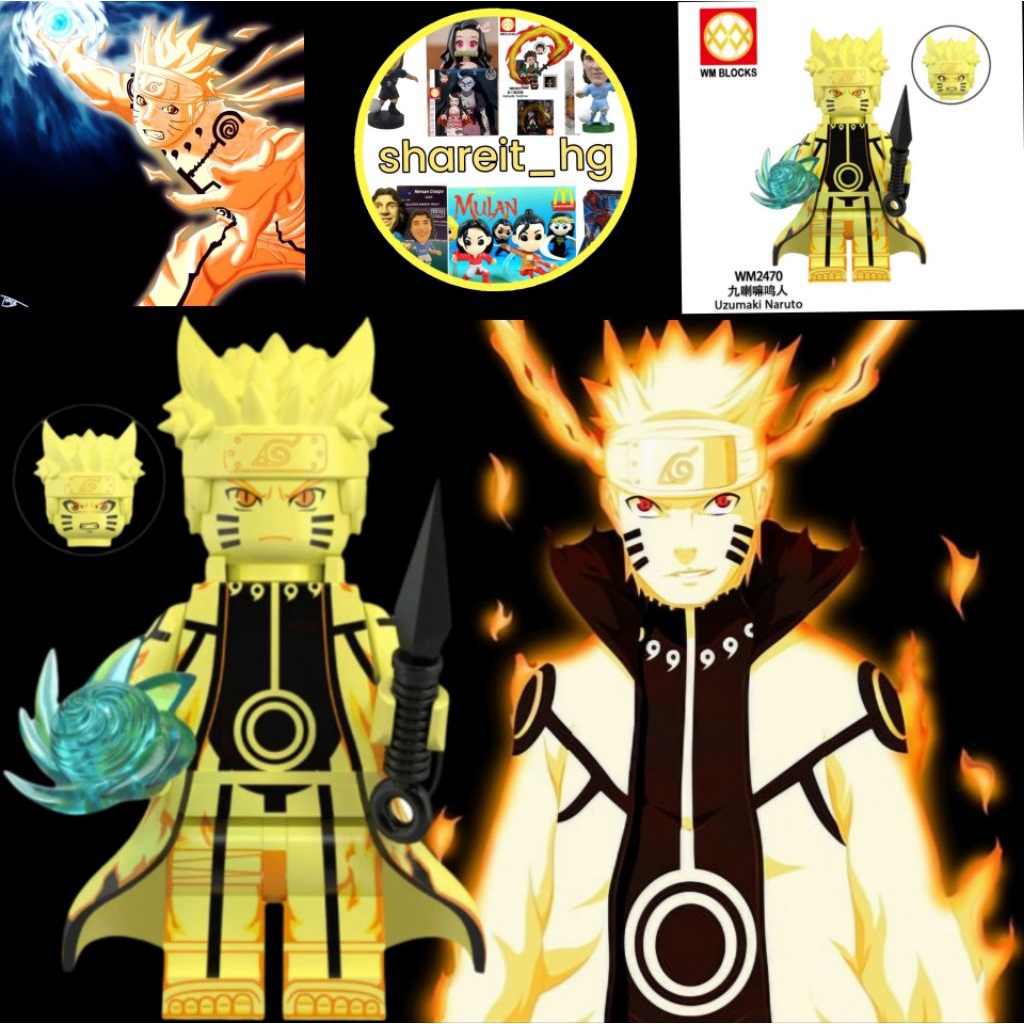 WM Blocks NARUTO, Uzumaki Naruto Chakra mode