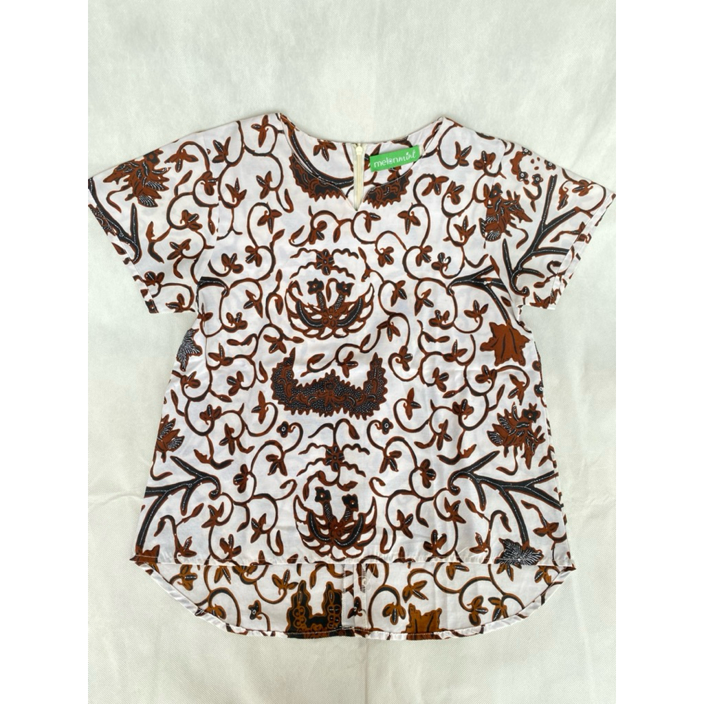 Blouse batik lengan pendek | Baju batik pendek